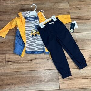 Boy 3T jacket, short sleeves, and pants